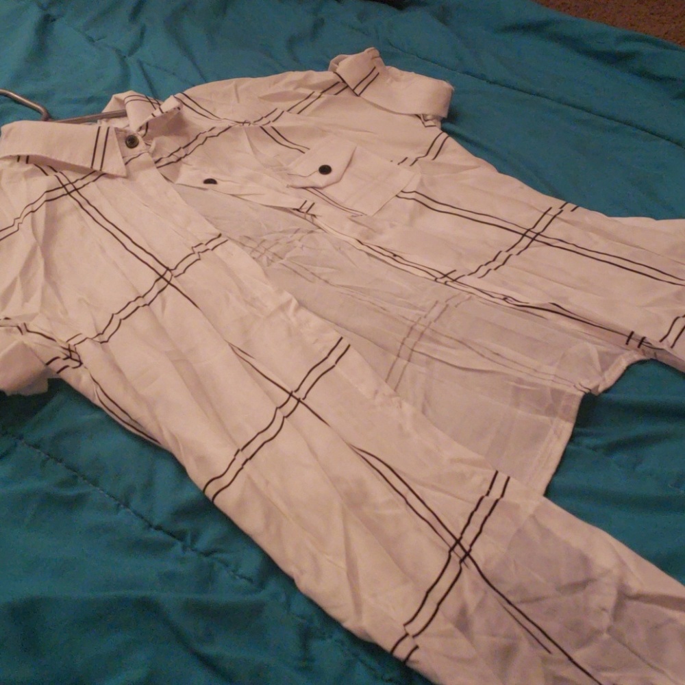 Black and white shirt